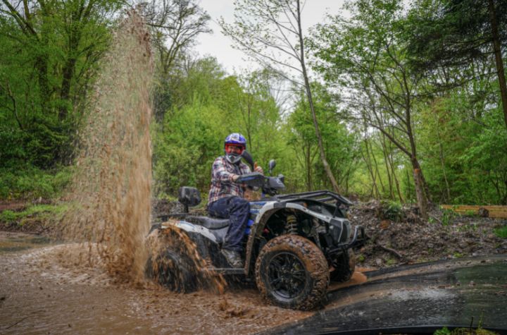 Quadrijden in de Ardennen